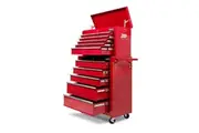 Giantz Tool Box 14 Drawers Trolley Cart Roller Cabinet Red Toolbox Mechanic Storage