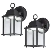 Outdoor LED Wall Lantern, Wall Sconce as Porch Lighting Fixture, 5000K Daylig...