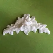 SHABBY CHIC-MEDIUM ROSE ARCHITECTURAL FURNITURE APPLIQUE *EBAY'S LOWEST PRICE