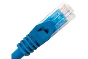 Hypertec 2m RJ45-RJ45 Cat6A 4 Pair PVC Unshielded Patch Lead Blue