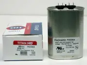 POC50 Oval 50 uf mfd 370 Volts Motor Run Capacitor NEW