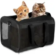 Cat Dog Pet Carrier for Medium to Large Cats (20+ lbs) and Small Dogs -Top Lo...
