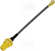 ROBAUN 10cm/20cm/30cm U.FL Switch SMA Male Female Jack Pigtail Cable 1.37mm for PCI Card Wireless Router(SMAK-IPX,30CM)