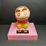 New Solar Powered Dancing Toy Bobblehead - Japan Crayon ShinChan Boy - PINK