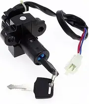 Ignition Switch for XRV750 for XRV 750 1993-2000 Motorcycle Ignition Switch Lock with 2 Keys 3 Wires Set Motorcycle Ignition Switch Lock