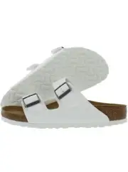Birkenstock BS Arizona Birko-Flor White Sandal Size 41