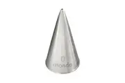 Mondo Stainless Steel #0 Round Piping Tip Icing Cake Decorating Nozzle Silver