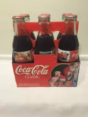 Coca-Cola 1995 Christmas 6pak Bottles