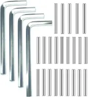 Spring Hinge Tension Pin Kit.35Pcs Stainless Steel Shelf Pins and 4Pcs Hex Wren
