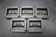 (5) SQUARE SPEAKER JACK TERMINAL CUP SCREW SPEAKER SUBWOOFER BOX TCSB