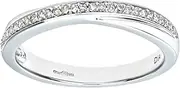 [Naava] 0.13 Carat I Diamond Pave Setting Eternity Ring in 9ct Gold