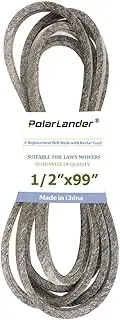 Lawn Mower Kevlar Deck Drive Belt 1/2 Inch x 99 Inch Replacement for MTD 754-0440, 954-0440 Lawn Tractor 600 Series Riders with 46" deep Deck;Toro 94-4291 71300 71301 71188 71189 71201 71209 71199