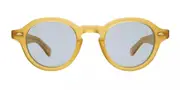 Garrett Leight FLIPPER SUN BLON/SFPBLU Men's Sunglasses Brown Size 45