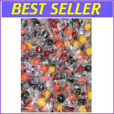 Rainbow Jawbreakers 5lbs - Individually Wrapped Bulk Hard Candy for Parties