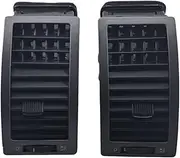 Car Dashboard Air Vent Outlet Compatible for VW Polo 2002-2010 Air Conditioning Outlet Accessories Parts(Black Left Right)