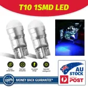 4Pcs MODIGT LED LIGHT PANEL 12V Car Interior Wedge Bulb Parking Light T10 Blue (for: Porsche)
