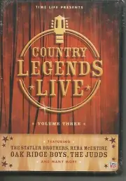 NEW! Country Legends Live V3 REBA JUDDS STATLER BROS. OAK RIDGE BOYS SHIPS FREE