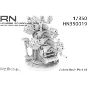 1/350 VICRERS .SO MACHINE GUN ROYAL NRVY shield 3D printing HN350019