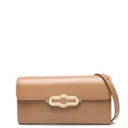 [Mulberry] Pimlico Wallet On Strap Sable Super Lux Calf