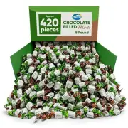 Arcor Mint Chocolate Candy Filled - Bulk Candy Individually Wrapped - 5 Pound...