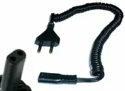 Braun 3770 AC Adapter Generic Power Cord Cable Shaver Charger 2 Pin