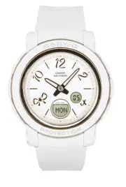 Casio Baby-G White Dial Quartz Sports 100M Women's Ladies Watch BGA-290RA-7A