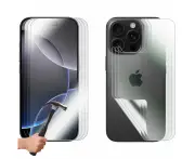 3 Set Tempered Glass Screen Protector for Apple iPhone 16 PRO Front and Back Film Guard Bulk