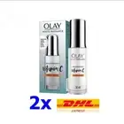 2x Olay White Radiance Essence Niacinamide VitC uper Serum Spot Reduction 30ml.