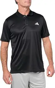 [adidas] Mens Training Essentials Training Polo Shirt, Black, XXL