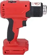 Cordless Heat Gun with Adjustable Temperature,Portable Handheld Rechargeable Heating Machine, Includes 4pcs Nozzle,Ideal for DIY and Professional Use (Red)