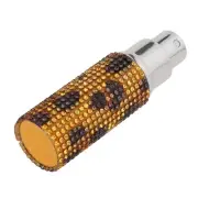 10ml Refillable Perfume Bottle Rhinestone Decor Leopard Print Portable Empty ECA