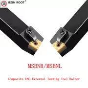 1P 75° MSBNR3232P12 CNC Lathe Tool External Turning Tool Holder For SNMG1204048