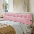 Large Triangular Wedge Headboard Pillow Large Bolster Headboard Back Support ...