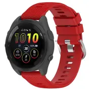 For Garmin Forerunner 265S 18mm Solid Color Silicone Watch Band