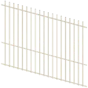 ProtectorAl 1201 - 2400 x 1800mm Surfmist Raked 16-30º Batten Pool Fence Panel