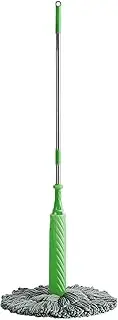 self- Mop, Twist Mop, Mops for Floor Cleaning with Wringer, Long Handled Microfiber Floor Mop with Top Scouring Pad for Floor Cleaning, Commercial Household Clean Supplies