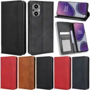 Book Magnetic Wallet Flip Case For OnePlus 8 9 10 12R Nord CE4 N20 N200 N30 N300