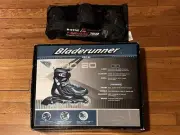 Bladerunner Pro 80 Rollerblades Inline Skates ABEC Men’s 11 Blue with Pad Set