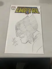 Wolverine Sketch Blank Cover JrJr + Marvel