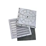 Automatic Shelter Vent Kit (2-Pack) with Two Vents, Two Screens, and Temperature