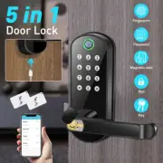 Digital Electronic Smart Door Lock Fingerprint Password Keyless Entry Doorlock