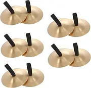 ERINGOGO Finger Cymbals for Boys and Girls 10pcs Set and Easy to Use Percussion Instruments