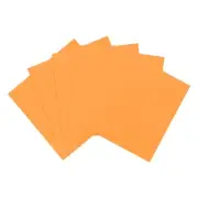 Foam Sheets Crafts 10x10 Inch 7mm EVA Craft Foam Paper Sheets, Orange, 5 Sheets