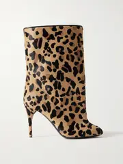 [Alaïa] Alaïa - 90 Leopard-print Calf Hair Ankle Boots - Leopard print - IT37 IT 37 Animal print