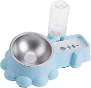 ROMISBABA 1 Set Automatic Pet Feeder and Water Dispenser Dual Use Dog Bowl Bite Resistant Design Convenient for Home and Pet Stores Easy to Clean for Dogs and Cats