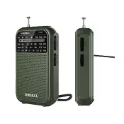 XHDATA D-220 Pocket Radio Portable Mini FM/AM/MP3 Radio Speaker Christmas Gift