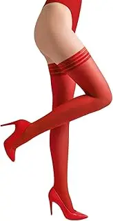 Selente Lovely Legs halterlose rutschfeste Damen Strümpfe mit edler Spitze, made in EU