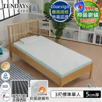 在飛比找PChome24h購物優惠-【TENDAYS】珊瑚海兒童護脊床墊(3尺標準單人5cm厚)