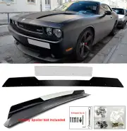 Gen-3 2 Pieces Matt Gurney Flap Decklid Wickerbill Fit 08-14 Challenger Spoiler