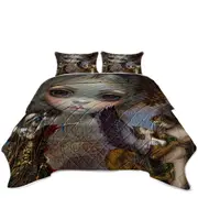 History Art Tableaux Vivants Salome and the Sphinx Coverlet